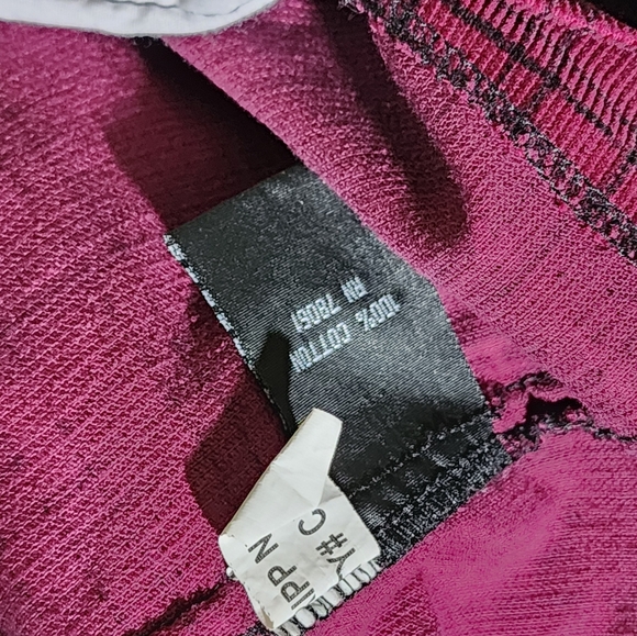 Tripp NYC Burgundy Plaid Blazer with Buckle Details - Picture 4 of 7